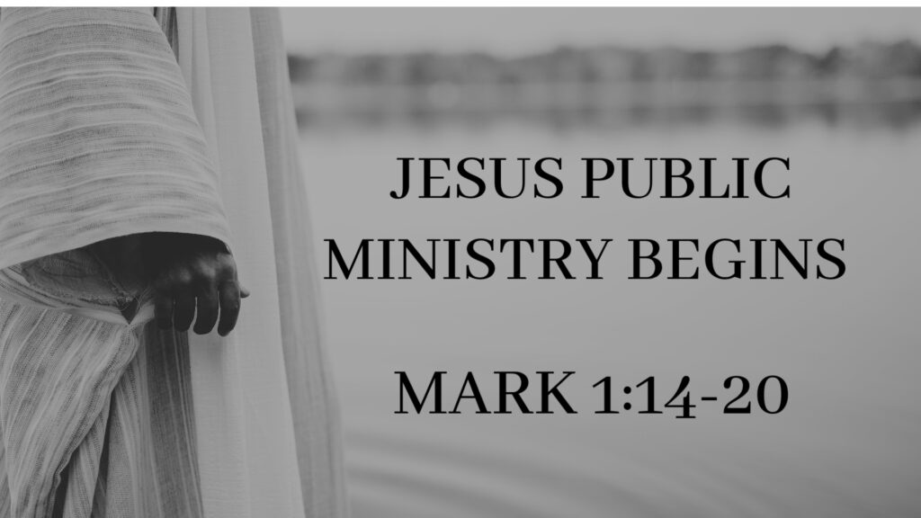 Jesus Public Ministry Begins