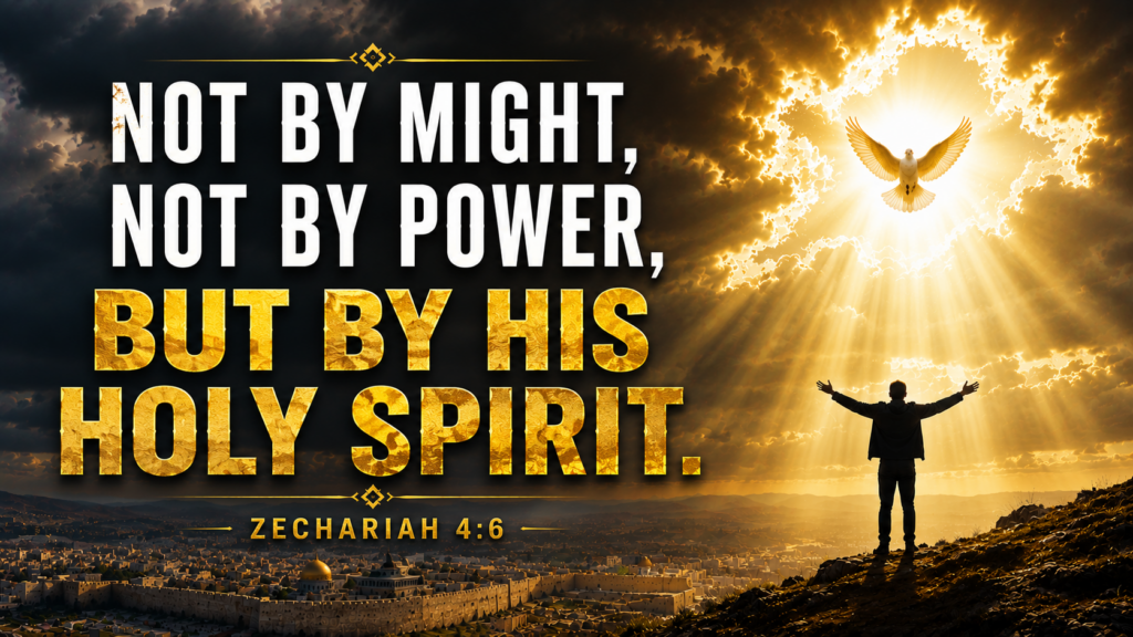 Not By Might, Not By Power, But By His Holy Spirit