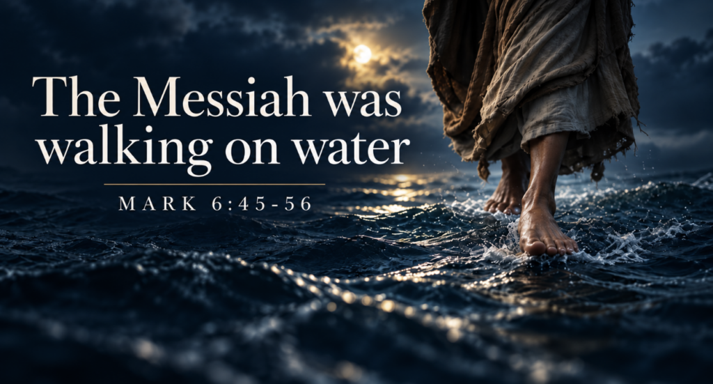 The Messiah Was Walking On Water